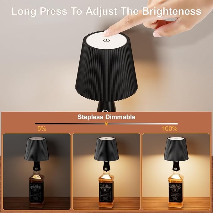 LED Bottle Table Lamp